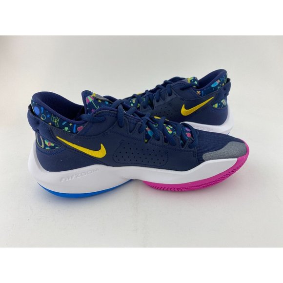 Nike Zoom Freak 2 Superstitious Men's Basketball Shoes Sneakers Navy - Picture 11 of 12